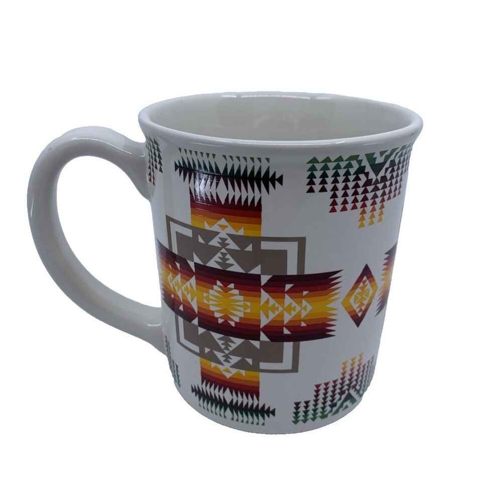 Pendleton Chief Joseph 12oz Coffee Mug Native American Blanket 4” Southwestern